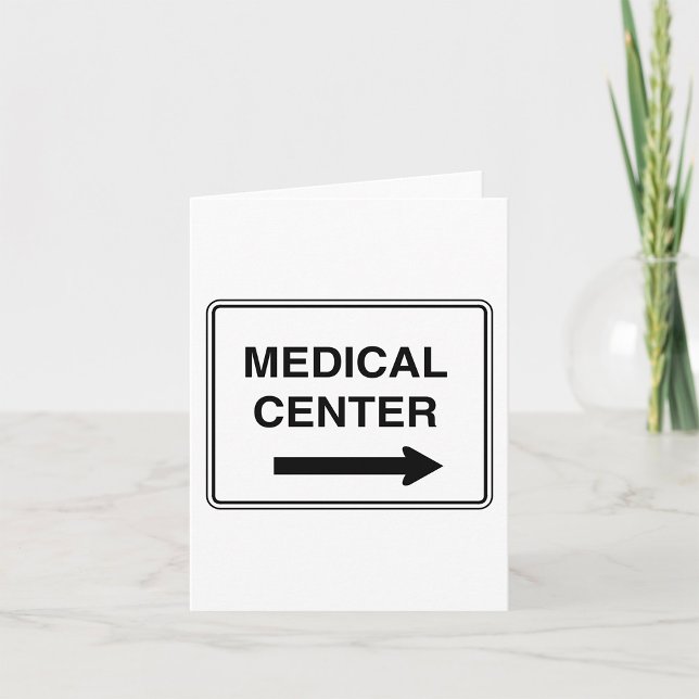 Medicinskt Center Skylt Kort (Skapare uppladdad)