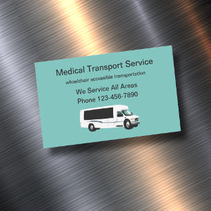 Medicinskt handikapp Transport Magnetiska Visitkort