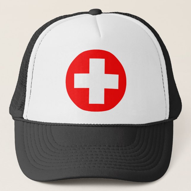 Medicinskt kors keps (Framsida)