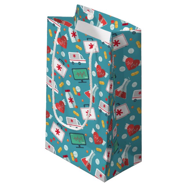 Medicinskt symbolsmönster (Framsidan Vinklad)