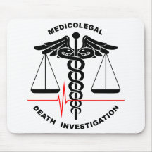 Medicolegal Death Investigation Mouse Pad