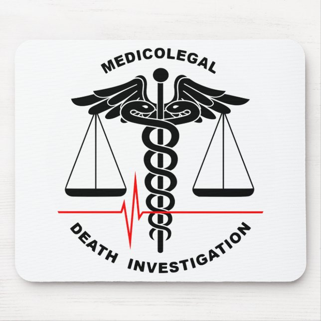 Medicolegal Death Investigation Mouse Pad Musmatta (Framsidan)