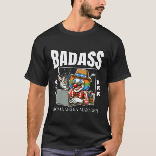 Medieansvarig för Badass social T Shirt
