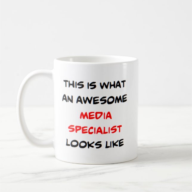 Medieexpert, fantastisk kaffemugg (Vänster)