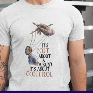Mediefrihet: Anti Lockdown Propaganda T Shirt