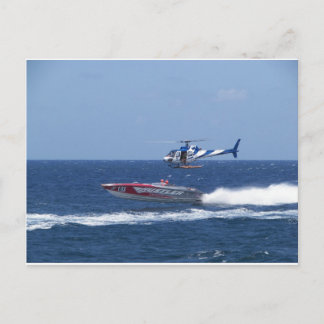 Mediehelikopter Vykort