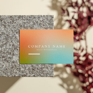 Medieikon för Esthetician HoloGrapent Gradient Soc Visitkort