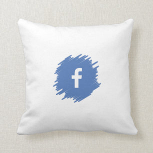 Medieikon för Facebook Social Kudde