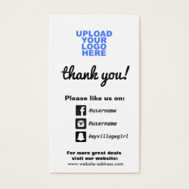 Medieikoner för kundvärdering i Social Visitkort