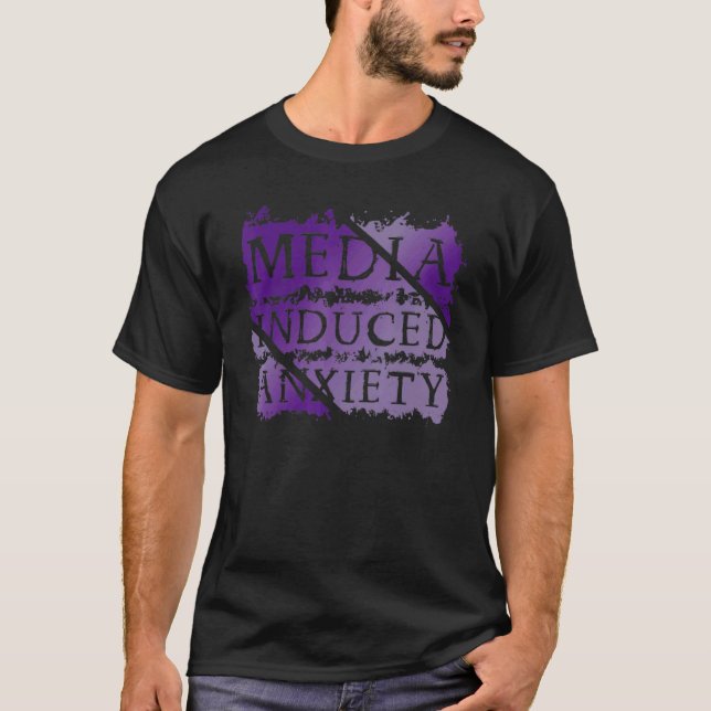 Medieinducerad irritation i psykisk hälsa t shirt (Framsida)
