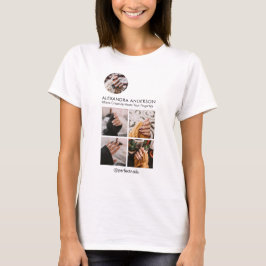 Medieprofil för Instagram Photo Collage Social T Shirt