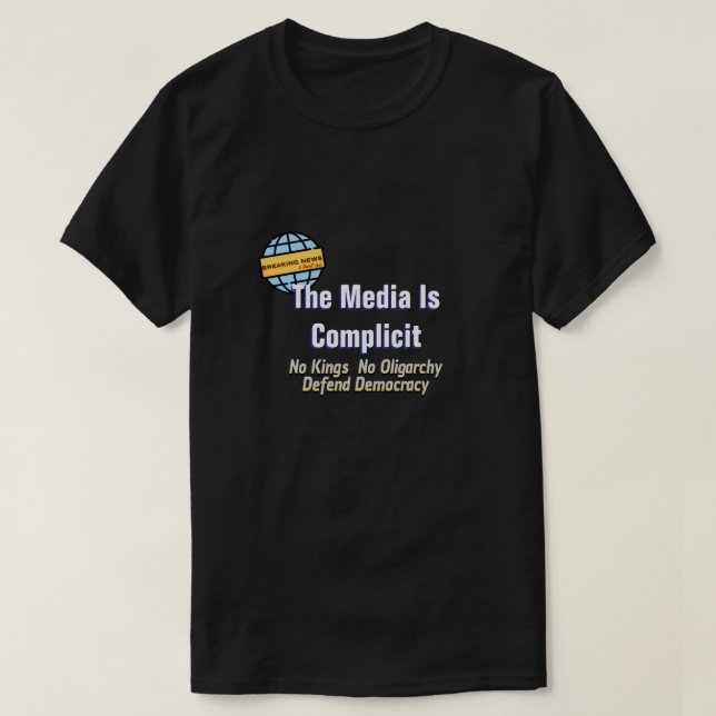 Mediet är komprimerat - en MisterP-leverans T Shirt (Design framsida)