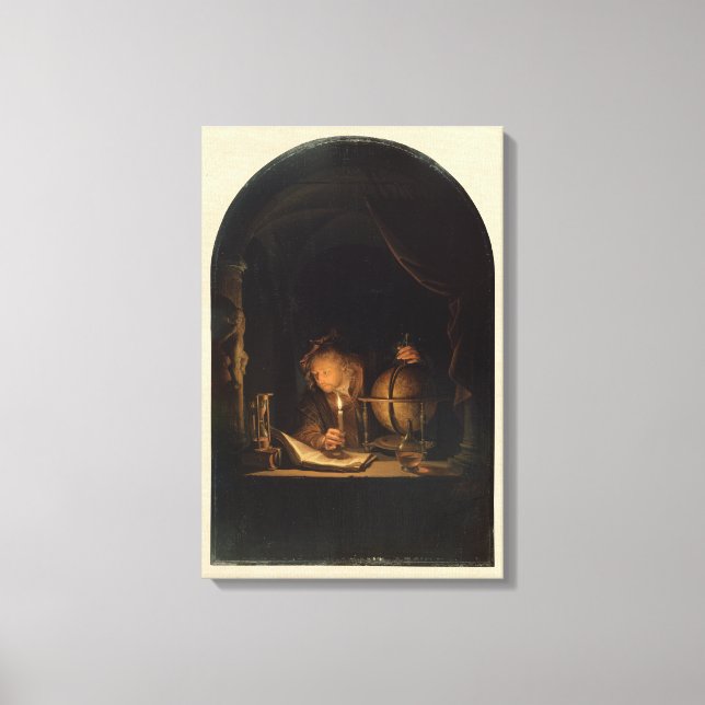 Medieval Alchemist Philosopher Canvastryck (Framsida)