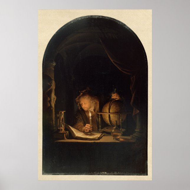 Medieval Alchemist Philosopher Poster (Framsidan)