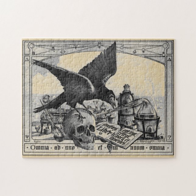 Medieval Alchemy Laboratory Pussel (Horisontell)