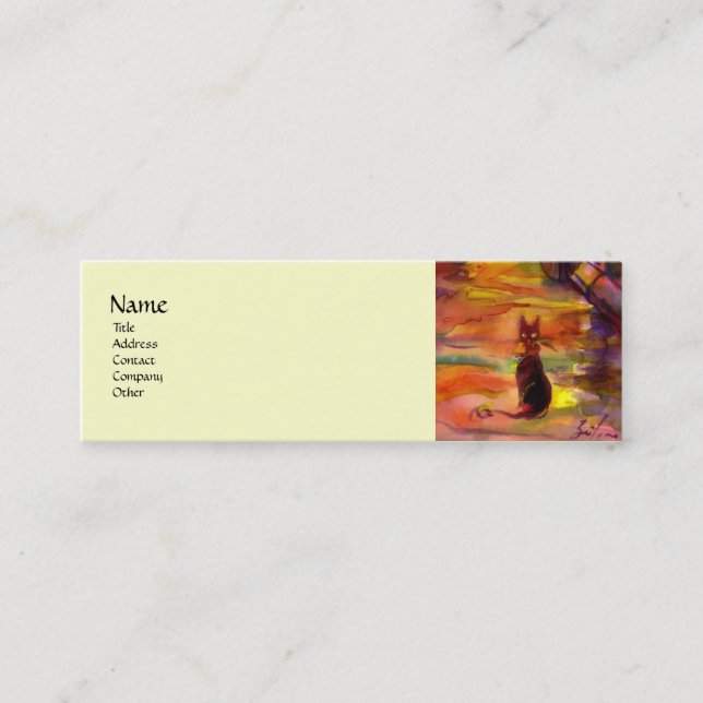 MEDIEVAL ALLELELEY PER KVÄLL I FLORENCE MINI VISITKORT (Framsida)