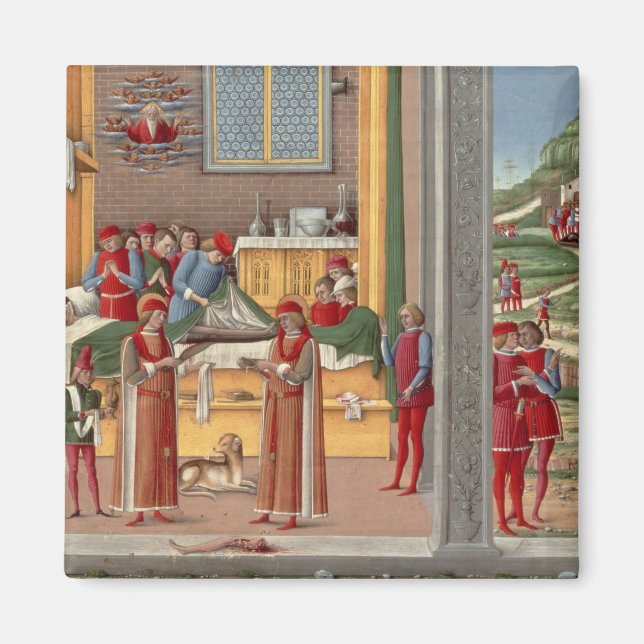 Medieval amputation scen magnet (Framsidan)