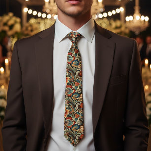 Medieval Antique Inspired Blommigt Motifs Slips
