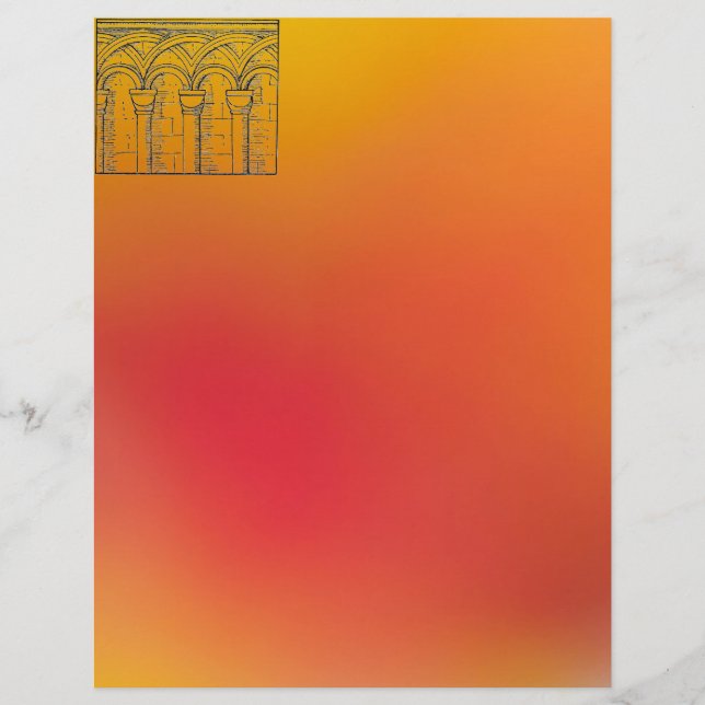 Medieval Architecture Letterhead (Framsida)