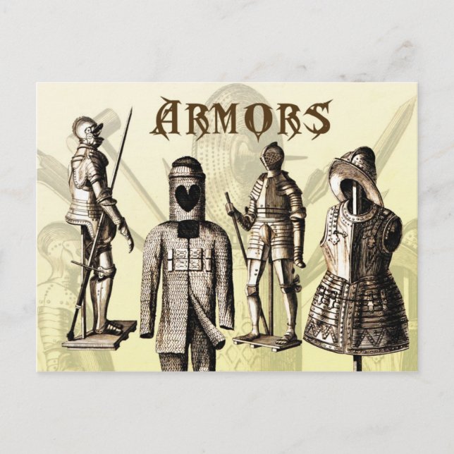 Medieval Armors Vykort (Framsida)