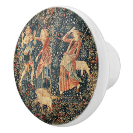 Medieval Art Shepherd och Shepherdesses Knopp