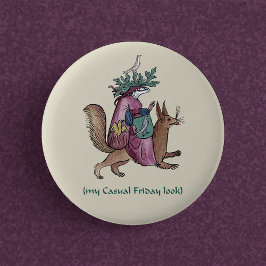 Medieval "Avslappnad Fredag" Knapp