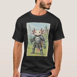 Medieval Axolotl Knight T Shirt
