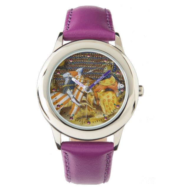 MEDIEVAL BATTLE, FIGHTS KNIGHTS HORSEBACK ARMBANDSUR (Framsida)