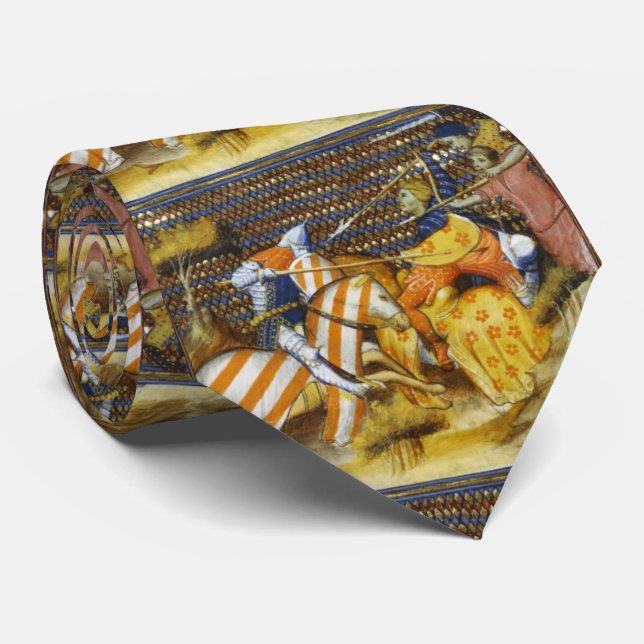 MEDIEVAL BATTLE, FIGHTS KNIGHTS HORSEBACK SLIPS (Rullad)