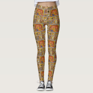 MEDIEVAL BESTIARY,BEAR,SKOGSDJUR LEGGINGS