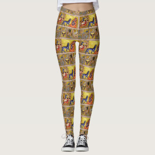 MEDIEVAL BESTIARY,DEERS,GOAT,CAMEL PANTHER,DRAGON LEGGINGS