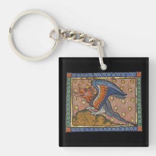 Medieval Bestiary Dragon c. 1270