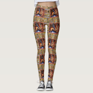 MEDIEVAL BESTIARY, GRIFFIN AND VILD BOAR,DJUR LEGGINGS