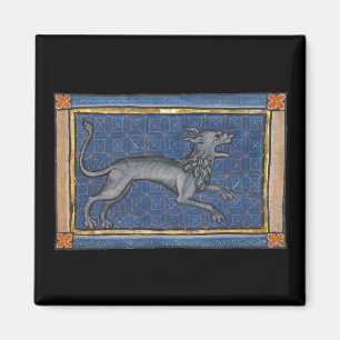 Medieval Bestiary Hyena c. 1270 Magnet