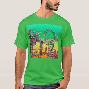 MEDIEVAL BESTIARY KRIG, KNIGHTS,GIANT SNIGEL Grönt T Shirt
