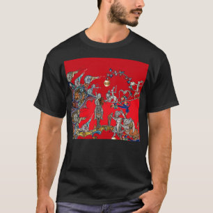 MEDIEVAL BESTIARY KRIG, KNIGHTS,GIANT SNIGEL Red T Shirt