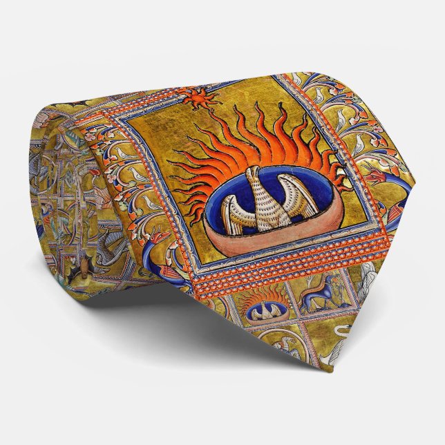 MEDIEVAL BESTIARY,PHOENIX IN RED FLAMES,LIFE TRÄD SLIPS (Rullad)