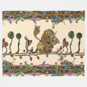 MEDIEVAL BESTIARY SKAPAR MUSIC Violinist Lejon,Har Fleecefilt