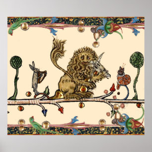 MEDIEVAL BESTIARY SKAPAR MUSIC Violinist Lejon,Har Poster