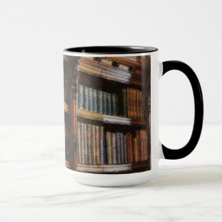Medieval Bibliotek och Bokar av antikvitetsdesign Mugg
