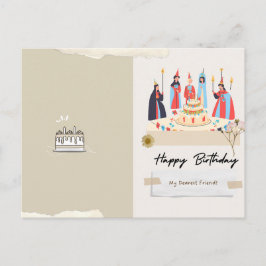 Médiéval Birthday kort