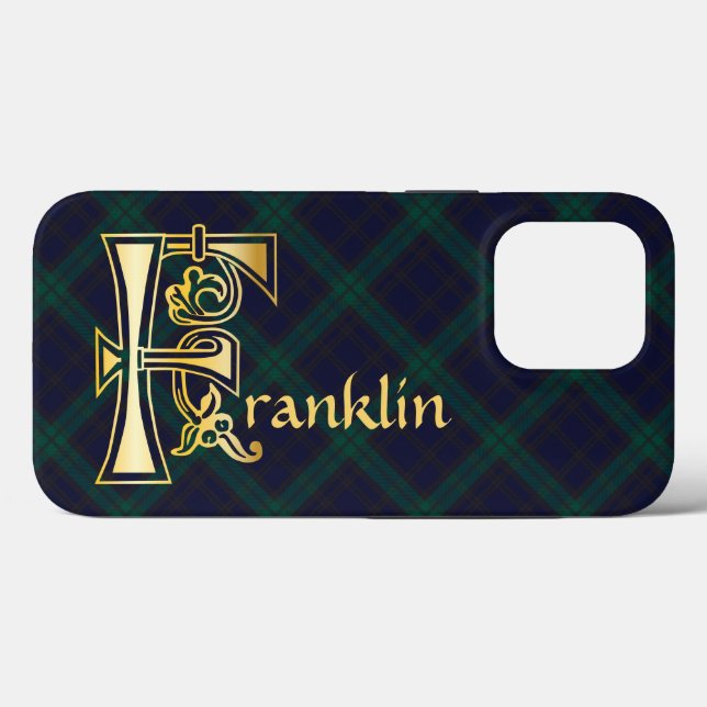 Medieval botanisk dekorationskapital F (Baksida (horisontell))