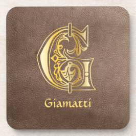 Medieval botanisk dekorationskapital G Underlägg