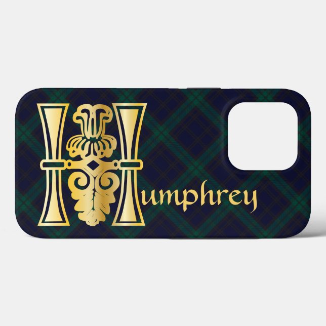 Medieval botanisk dekorationskapital H (Baksida (horisontell))