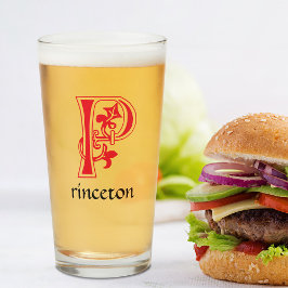 Medieval botanisk dekorationskapital P Glaskopp