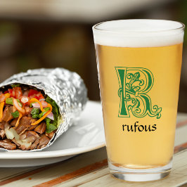 Medieval botanisk dekorationskapital R Glaskopp