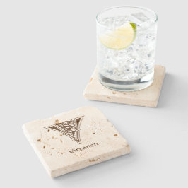 Medieval botanisk dekorationskapital V Stenunderlägg