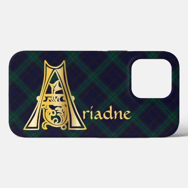 Medieval botanisk dekorativ A (Baksida (horisontell))