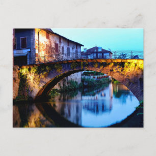 Medieval bridge i Saint-Jean-Pied-de-Port Vykort