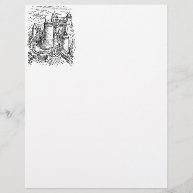 Medieval Castle Letterhead (Framsida)